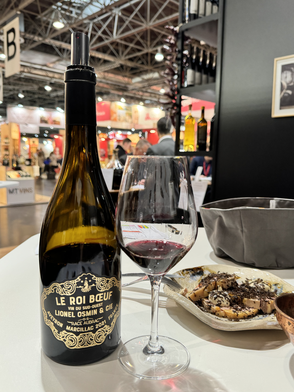 ProWein 2024, Lionel Osmin, Weinverkostung und Lunch, Weinregion Sud-Ouest